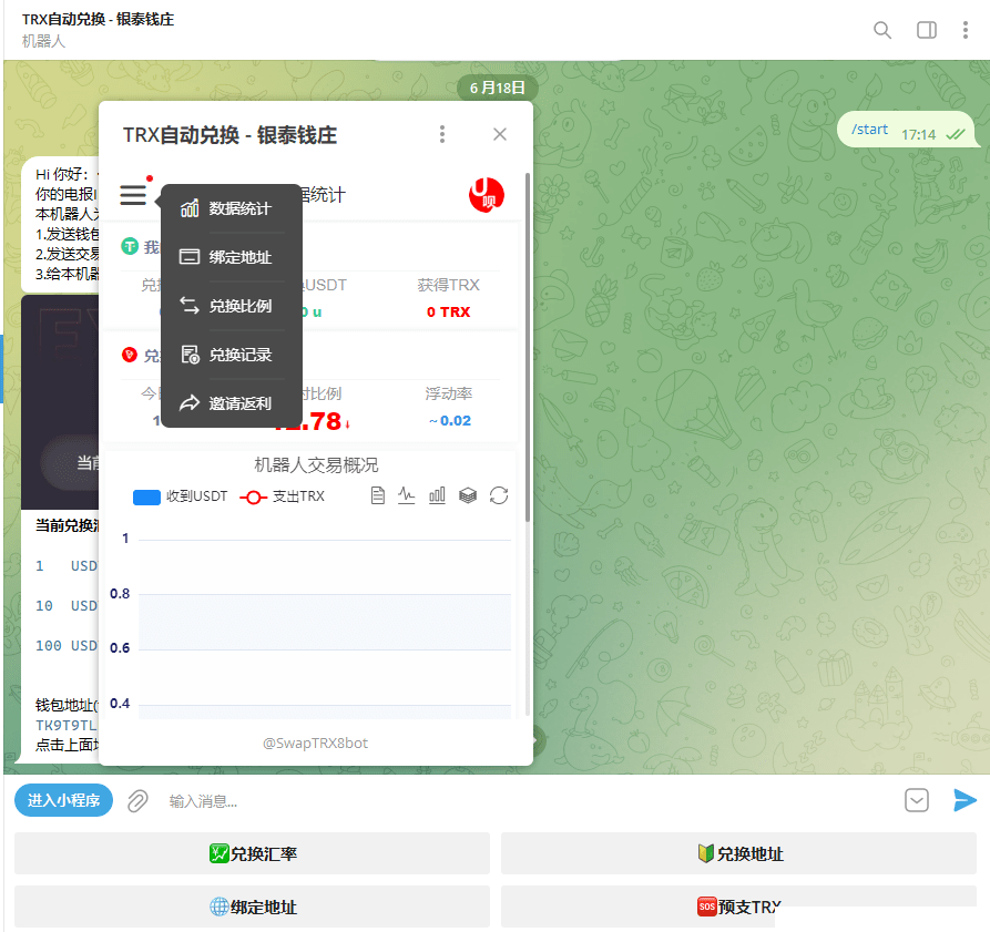 D1264TRX自动兑换机器人源码+搭建教程
